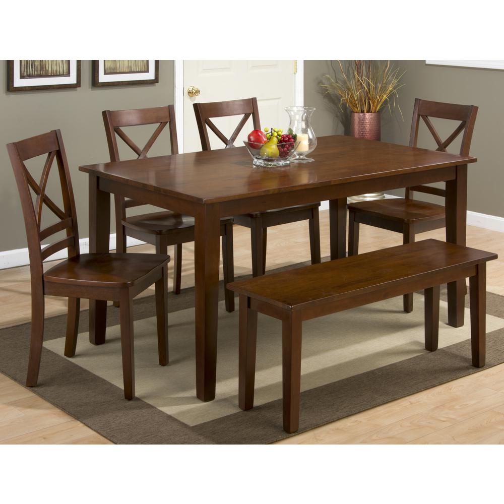 Caramel Rectangle Dining Table. Picture 3