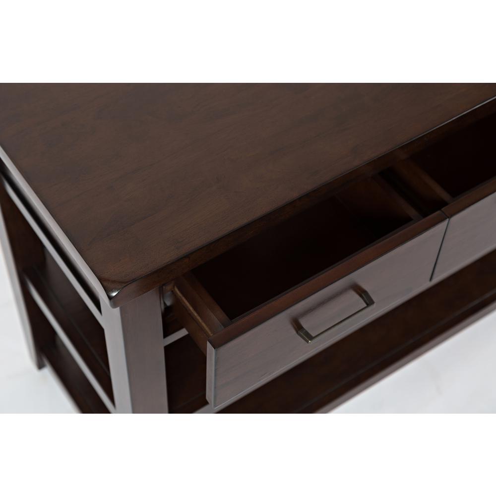 Contemporary Brown Sofa Table. Picture 6