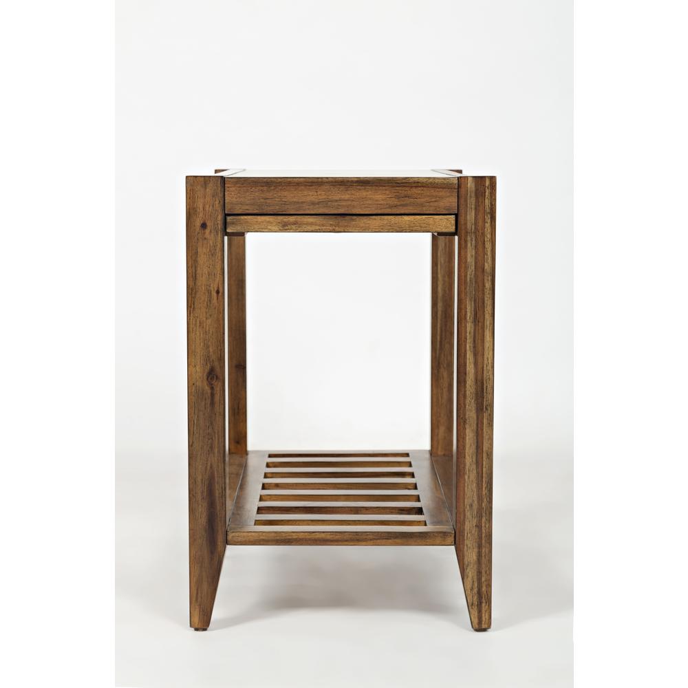 Modern Essential Solid Wood Chairside End Table. Picture 5