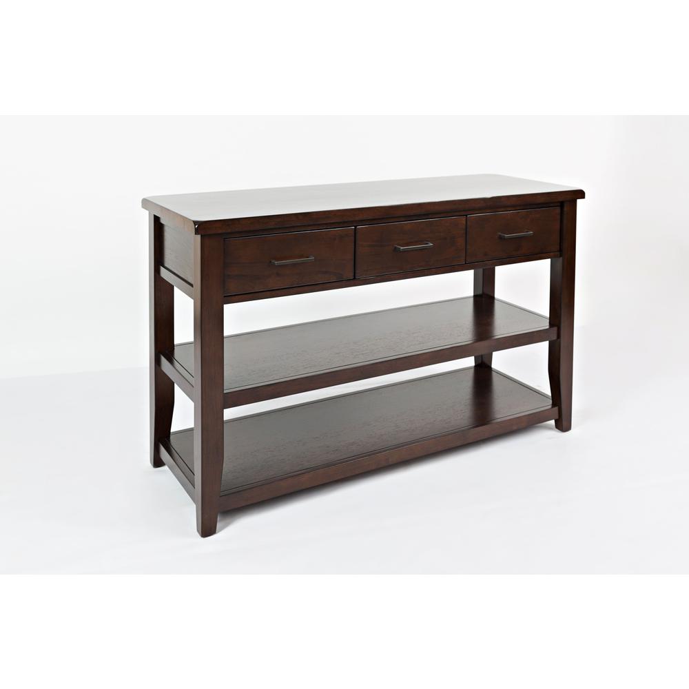 Contemporary Brown Sofa Table. Picture 3