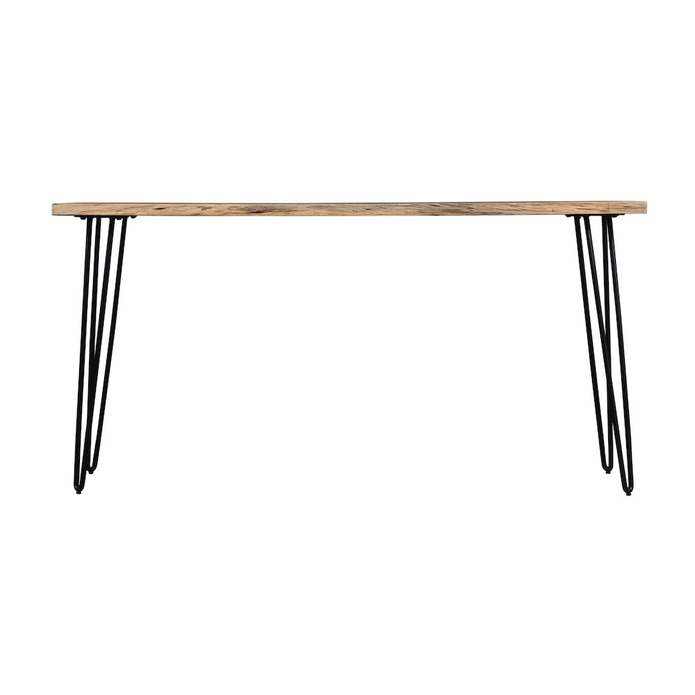 Nature's Edge Solid Acacia Counter Height Sofa Dining Table. Picture 6