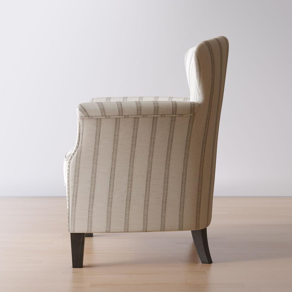 Classic Upholstered Accent Chair with Nailhead Trim. Picture 4