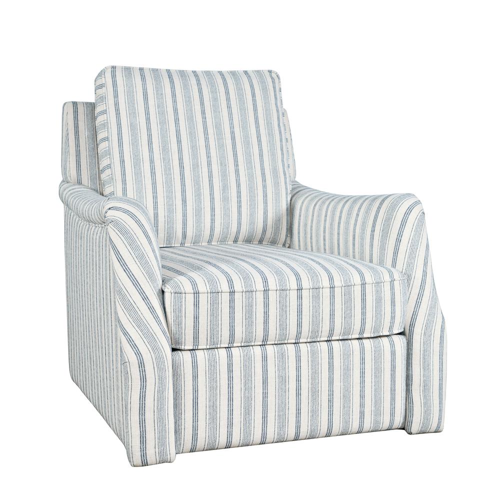 Kennedy Carter Contemporary Upholstered Pattern Swivel Accent Chair. Picture 2