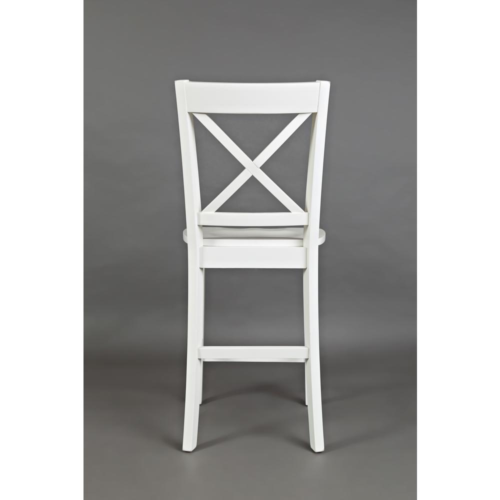 Simplicity X-Back Stool - Paperwhite, Set of 2. Picture 2