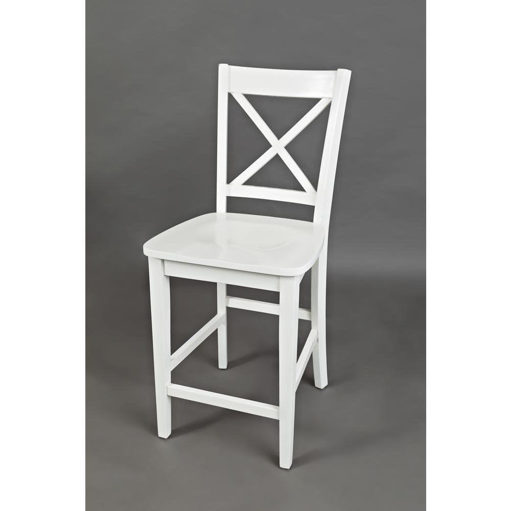 Simplicity X-Back Stool - Paperwhite, Set of 2. Picture 6