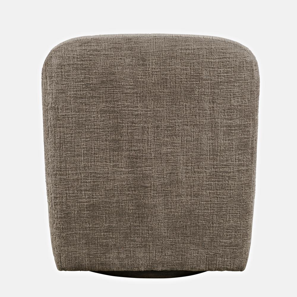 Upholstered Contemporary Casual Swivel Accent Chair. Picture 3