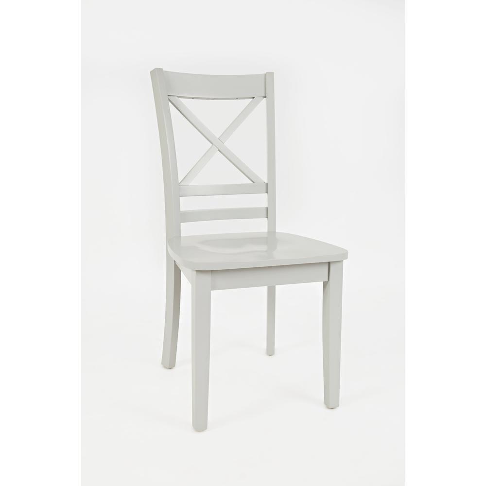 Solid Wood Classic Cross-Back Dining Chair (Set of 2). Picture 3