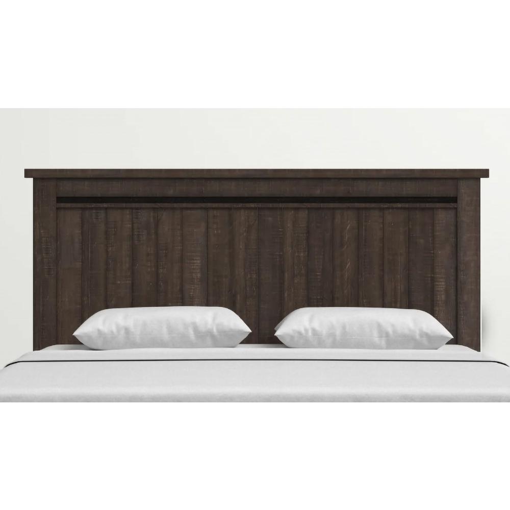 Rustic Reclaimed Pine Farmhouse Queen Panel Headboard. Picture 1