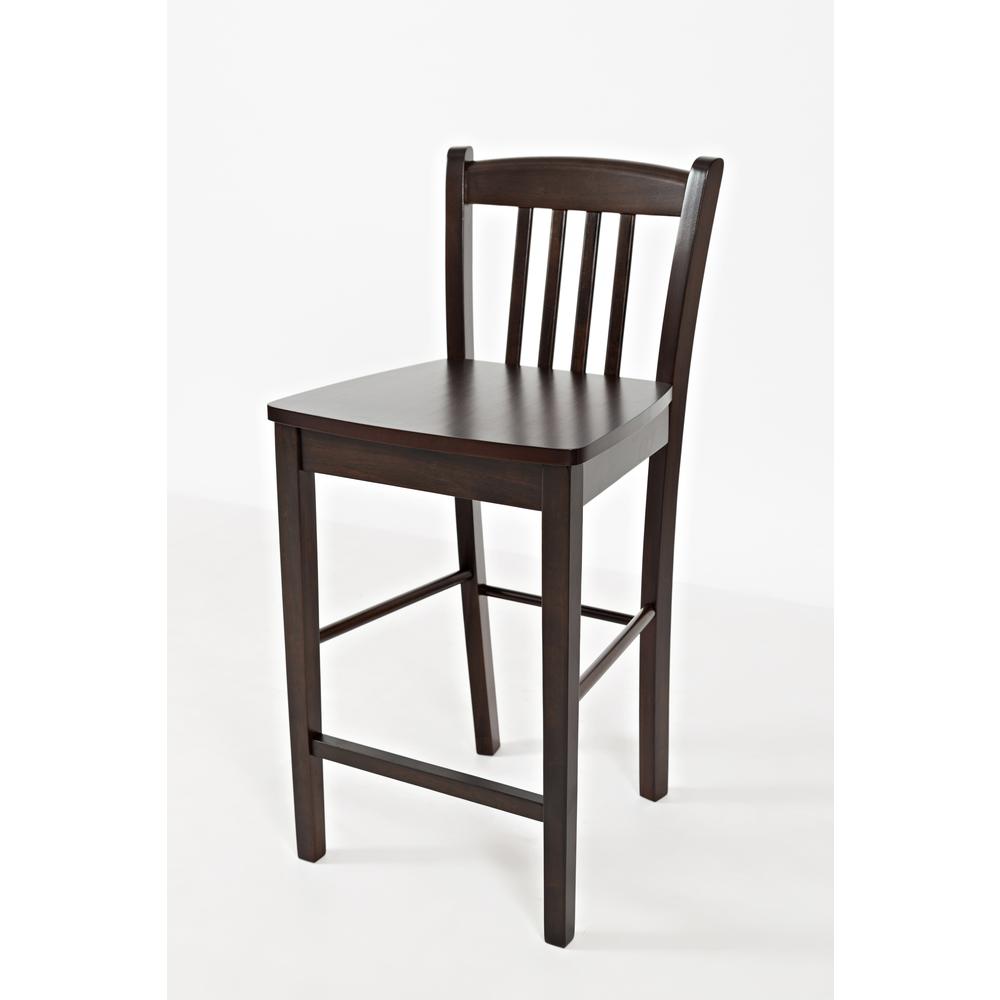 Tribeca Counter Height Stool - Merlot, Set of 2. Picture 7