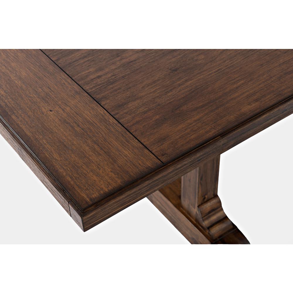Mission Style  110'' Dining Table with Extension. Picture 4
