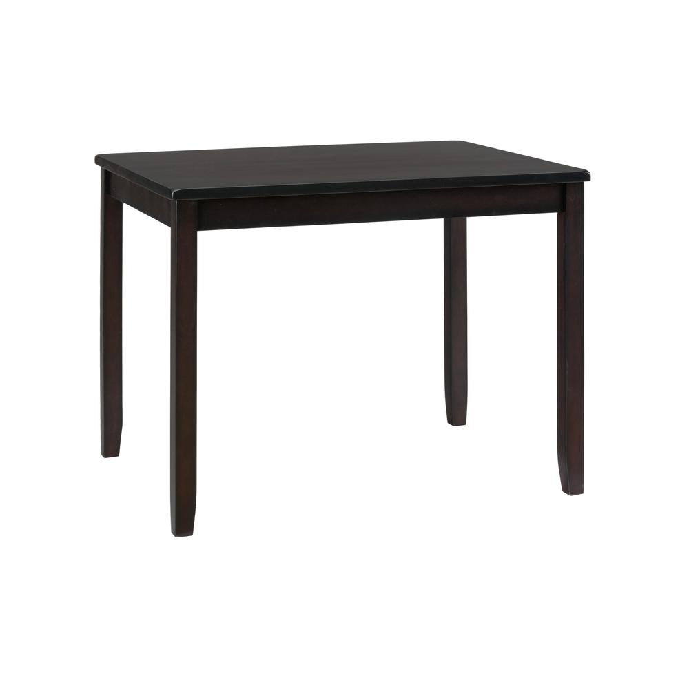 Counter Height Table and Four Stools- Dark Brown. Picture 5
