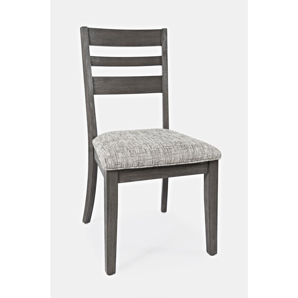 Contemporary Upholstered Ladderback Chair (Set of 2). Picture 3