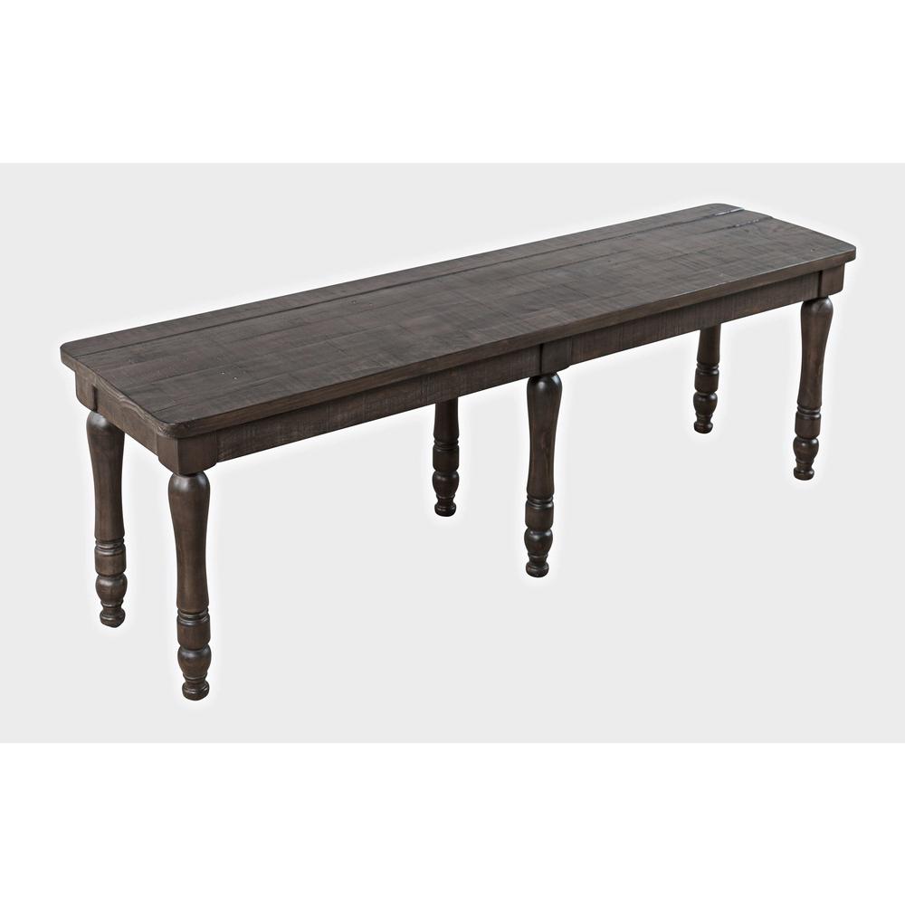 Rustic Reclaimed Pine Farmhouse 54" Dining Bench. Picture 2