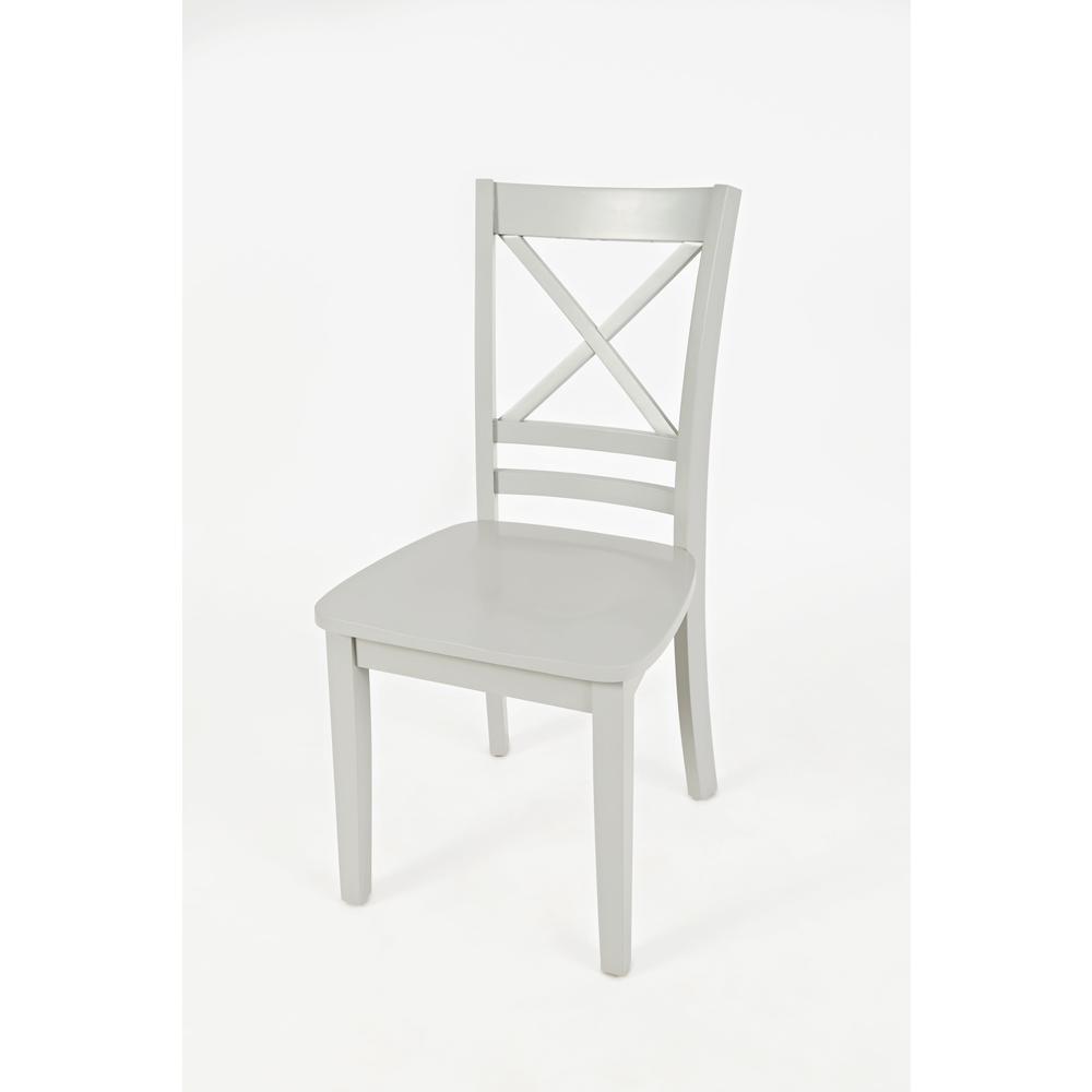 Solid Wood Classic Cross-Back Dining Chair (Set of 2). Picture 2