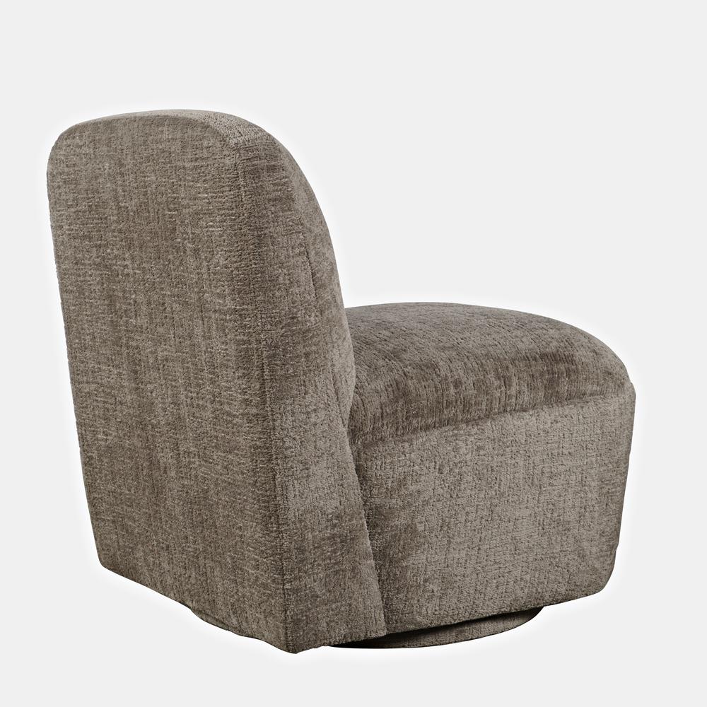 Upholstered Contemporary Casual Swivel Accent Chair. Picture 6