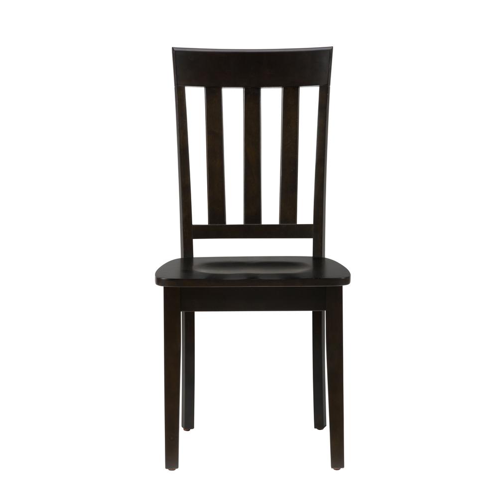 Solid Wood Classic Slat Back Dining Chair (Set of 2). Picture 1
