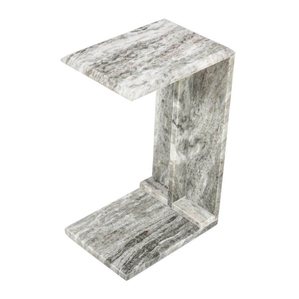 Bella Modern Luxury Solid Marble End C-Table. Picture 2