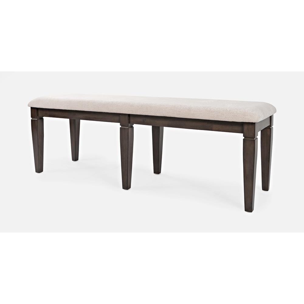 Contemporary Upholstered 58" Dining Bench. Picture 2
