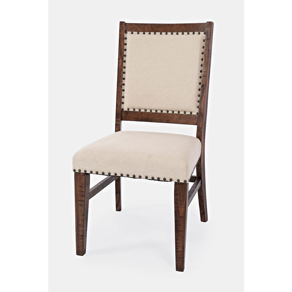 Transitional Solid Wood Upholstered Side Chair (Set of 2). Picture 2