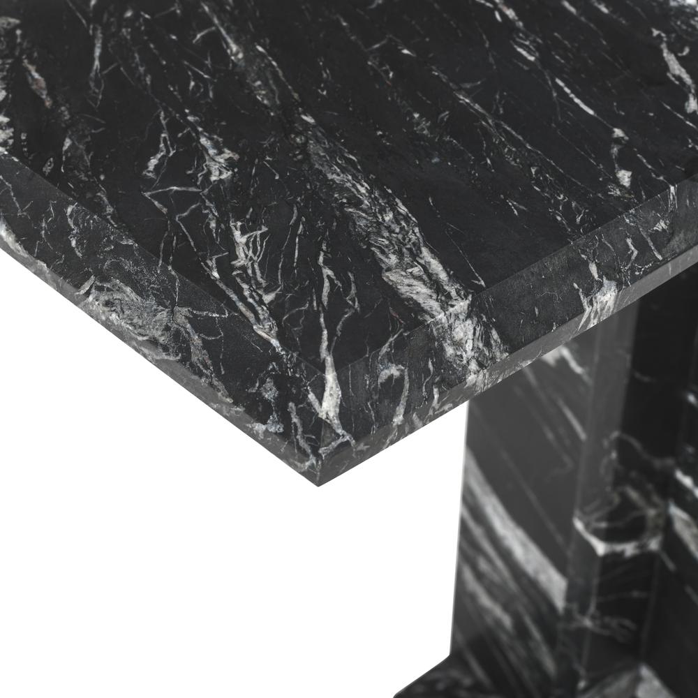 Bella Modern Luxury Solid Marble End C-Table. Picture 3