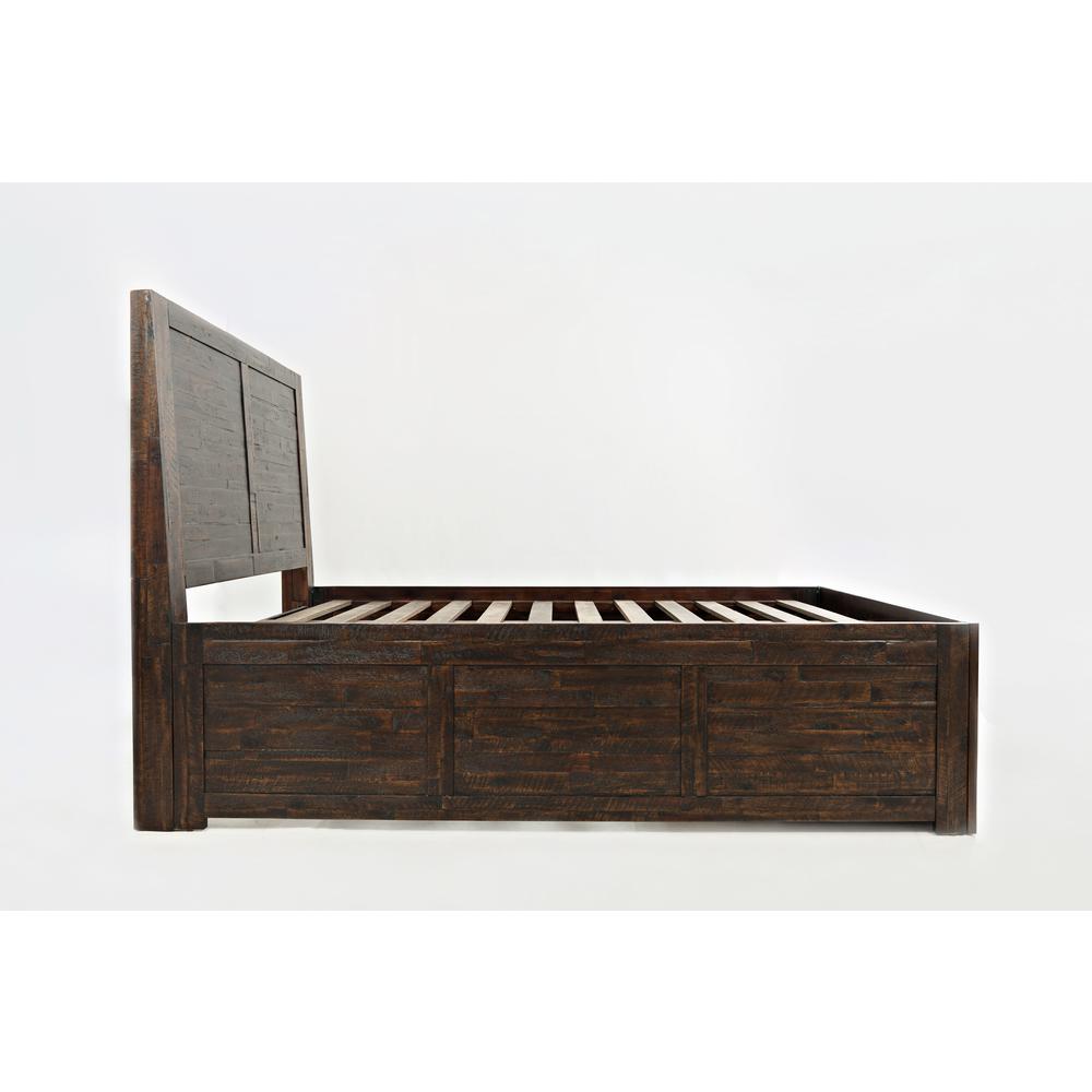 Rustic Distressed Acacia Twin Storage Bed. Picture 6
