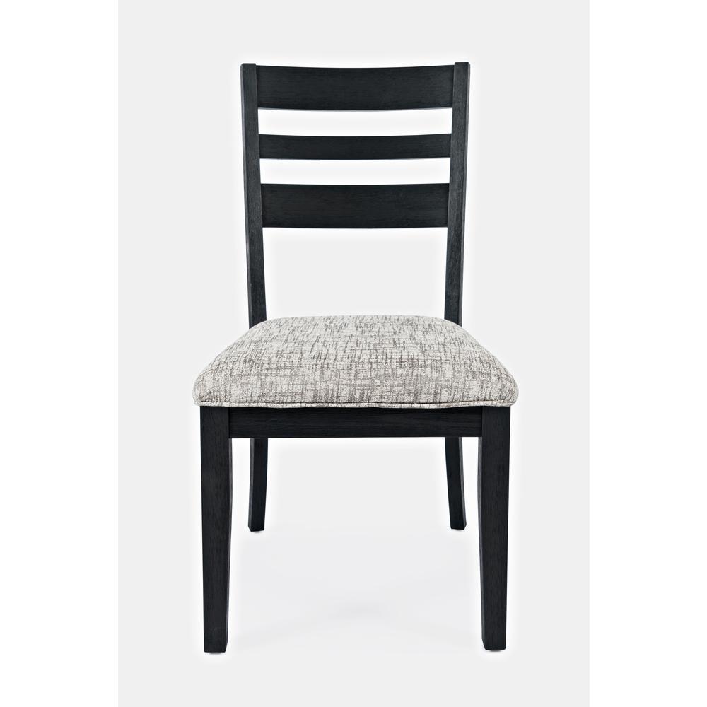 Contemporary Upholstered Ladderback Chair (Set of 2). Picture 1