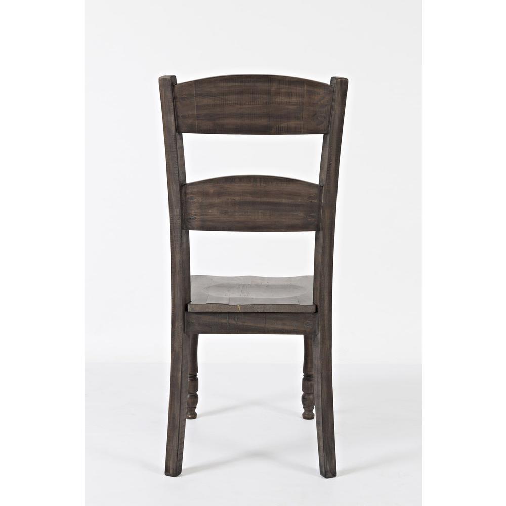 Rustic Reclaimed Pine Farmhouse Ladderback Dining Chair (Set of 2). Picture 4