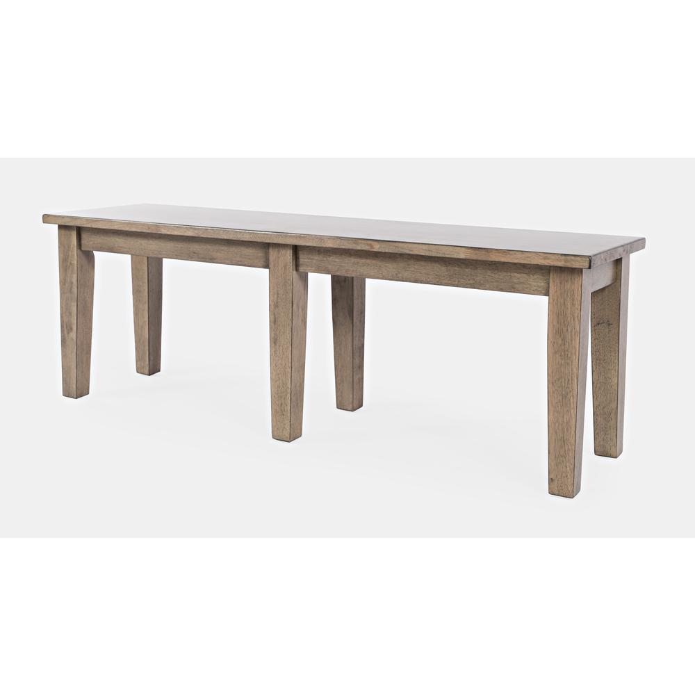 Modern Contemporary 52'' Solid Wood Dining Bench. Picture 2