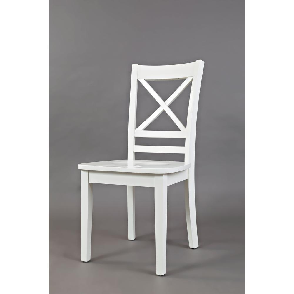 Solid Wood Classic Cross-Back Dining Chair (Set of 2). Picture 2