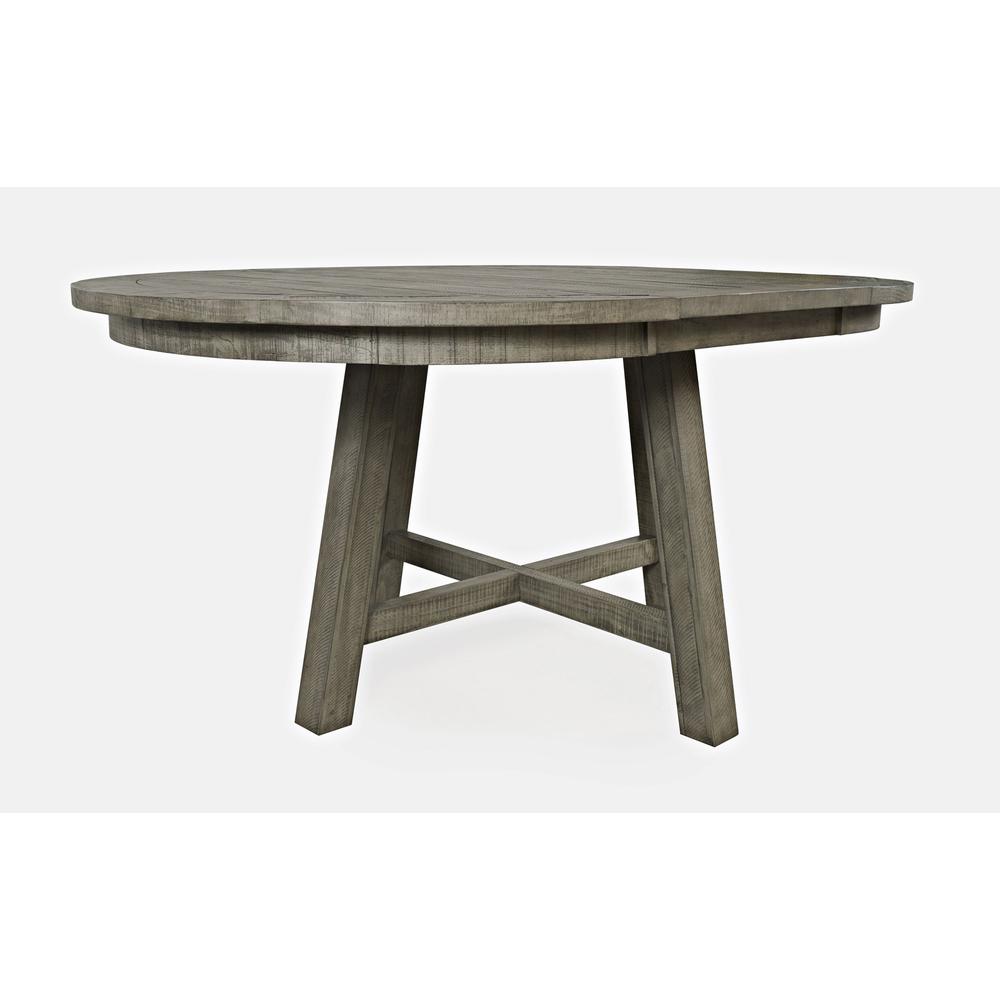 Contemporary Rustic Farmhouse Round to Oval Counter Height Dining Table. Picture 1