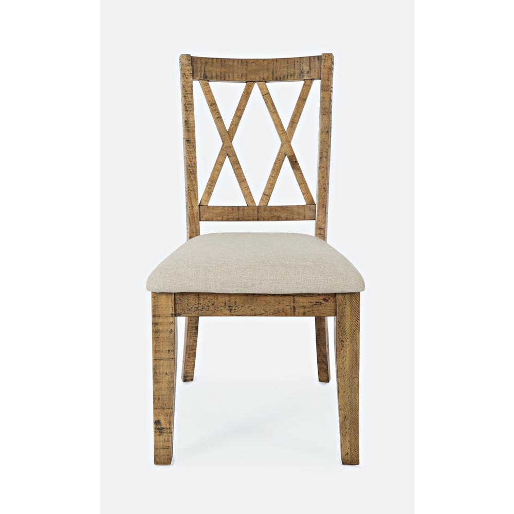 Rustic Distressed Pine Dining Chair (Set of 2). Picture 1
