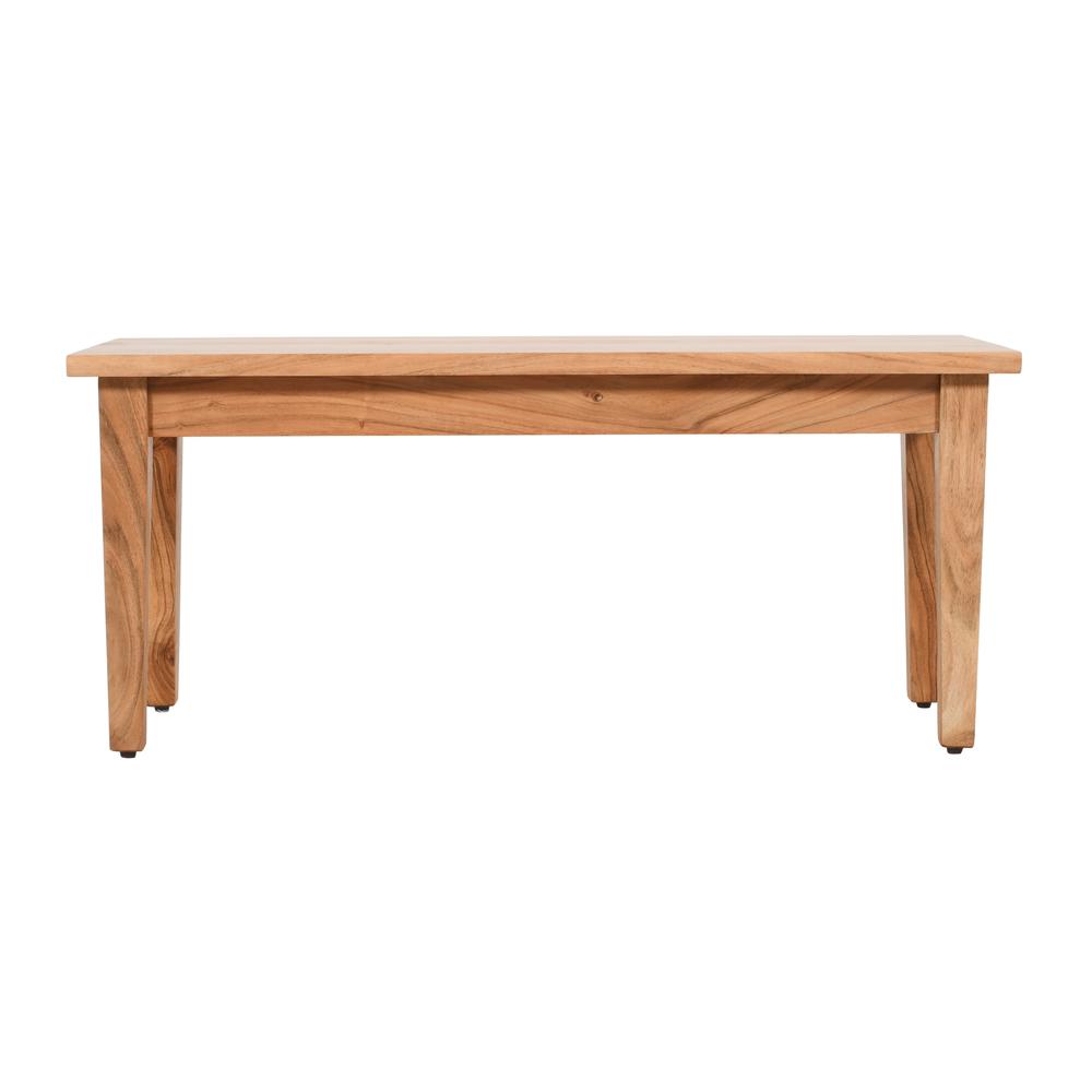 Colby 42" Traditional Classic Solid Hardwood Bench. Picture 1