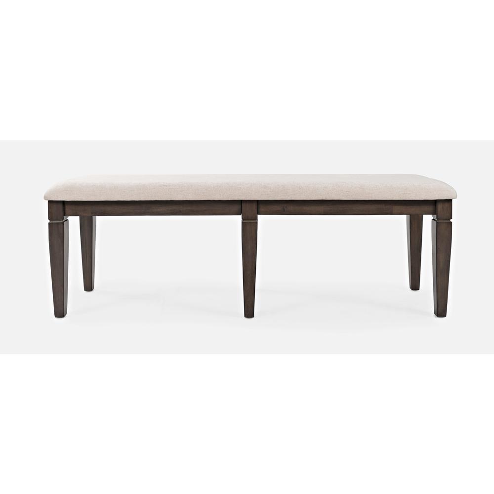 Contemporary Upholstered 58" Dining Bench. Picture 1