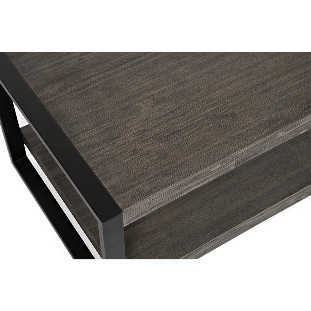 Modern Loft Iron and Wood Coffee Table. Picture 5