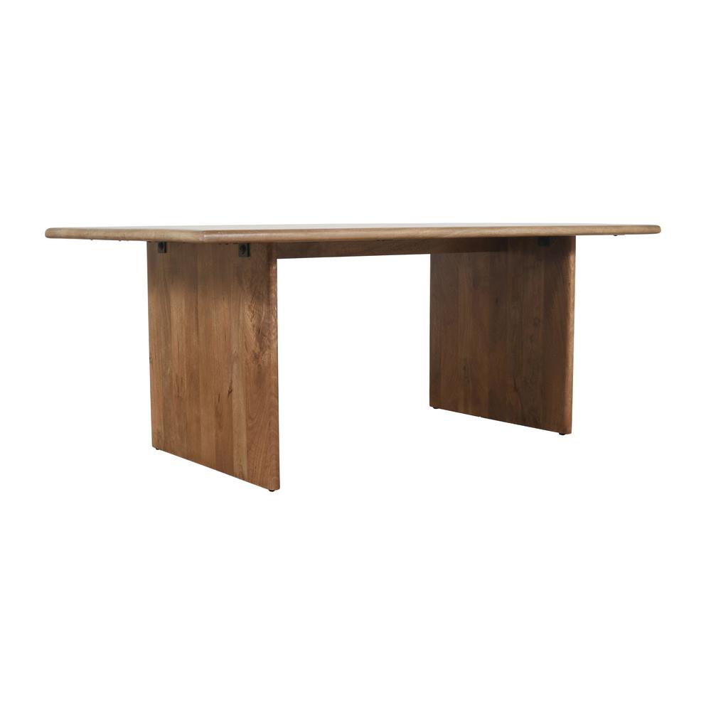 54" Rustic Modern Solid Wood Dining Bench. Picture 8