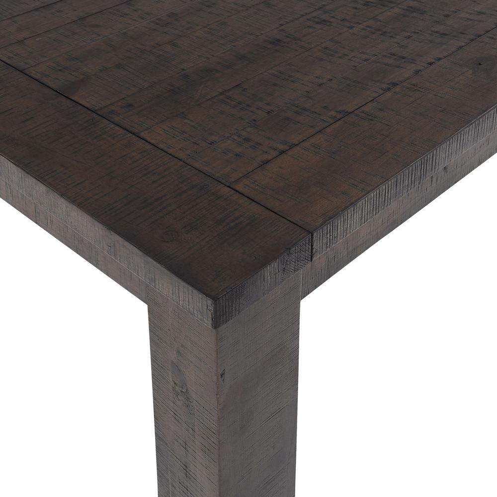 Distressed Solid Pine 78" Extension Dining Table. Picture 4
