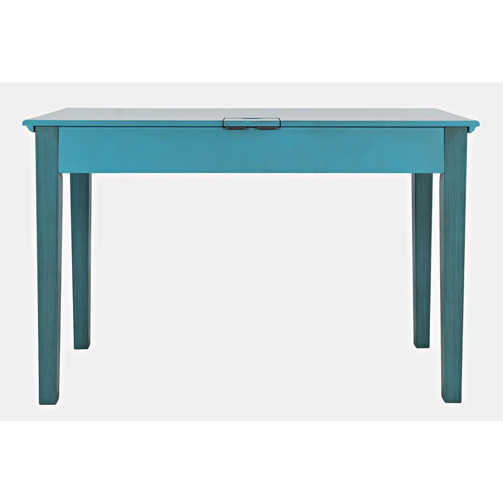 Modern Farmhouse 48" Two Drawer USB Charging Desk. Picture 5
