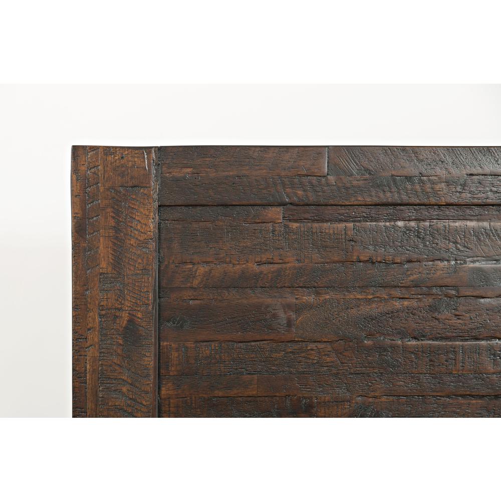 Rustic Distressed Acacia Twin Panel Bed. Picture 2