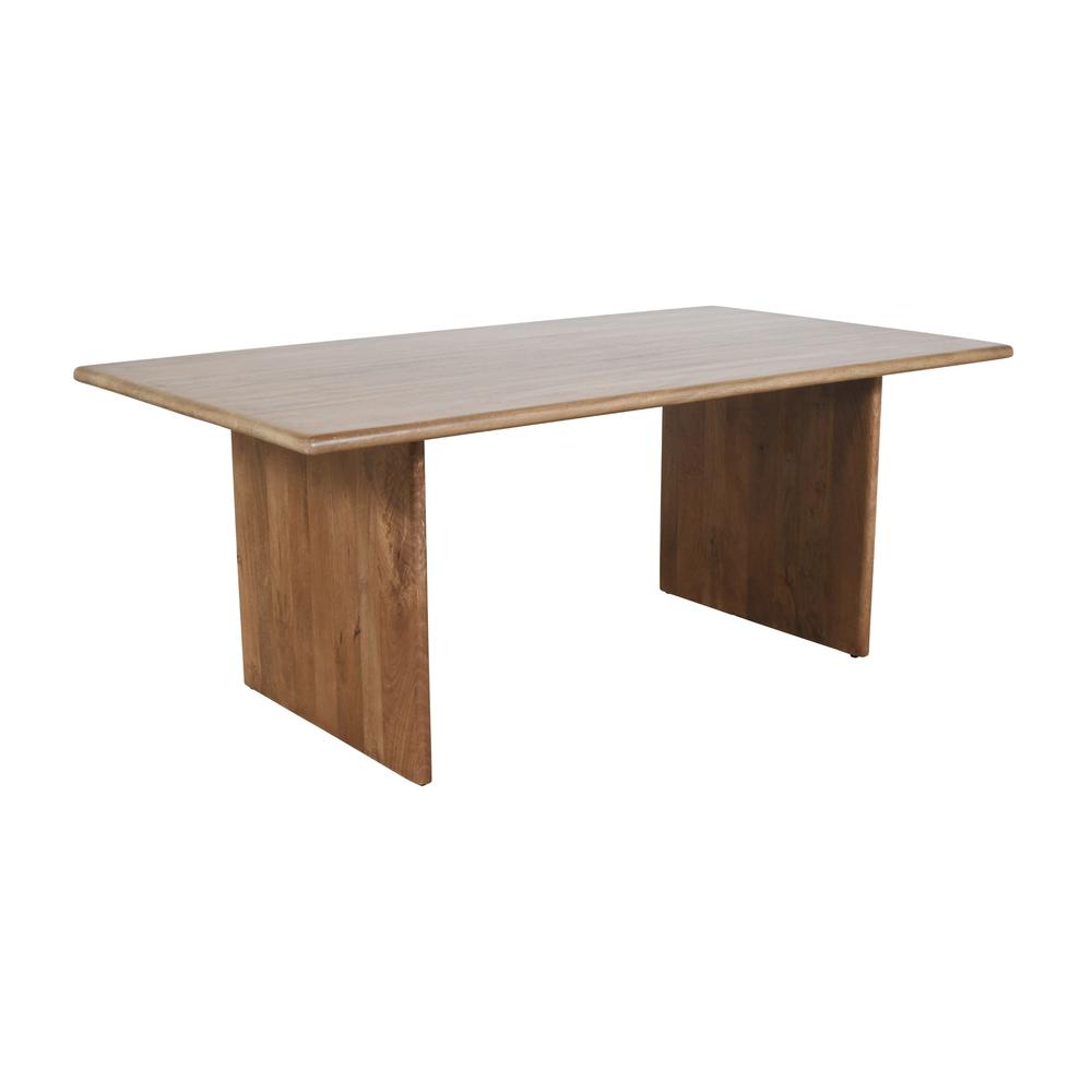 76" Rustic Modern Solid Wood Dining Table. Picture 2