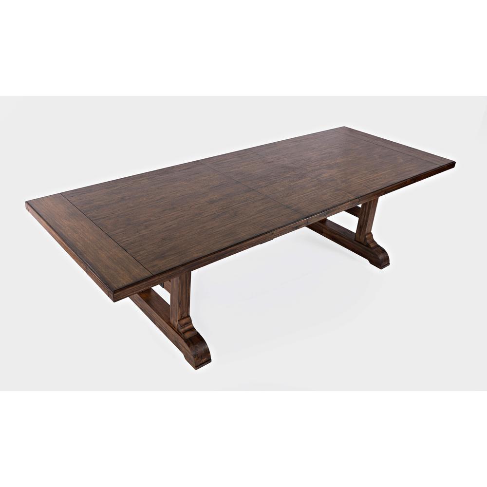 Mission Style  110'' Dining Table with Extension. Picture 5