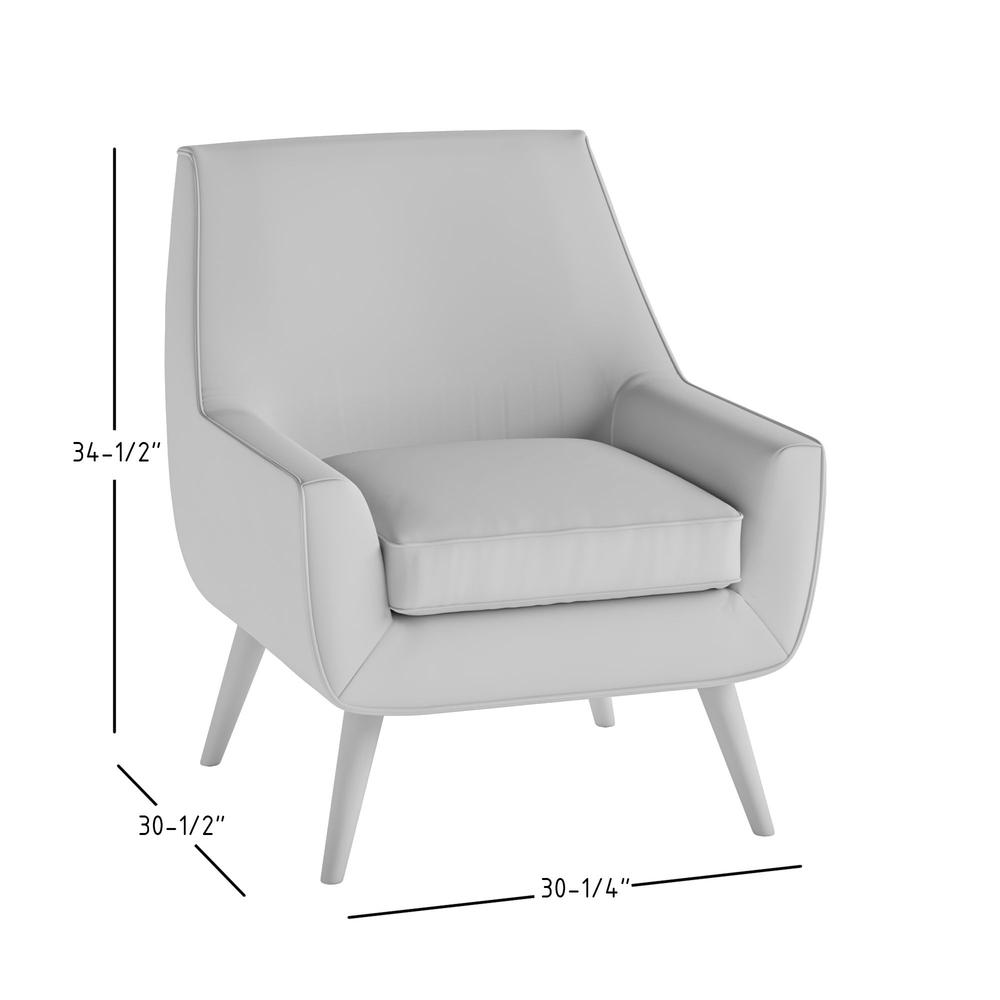 Modern Contemporary Upholstered Accent Chair. Picture 6