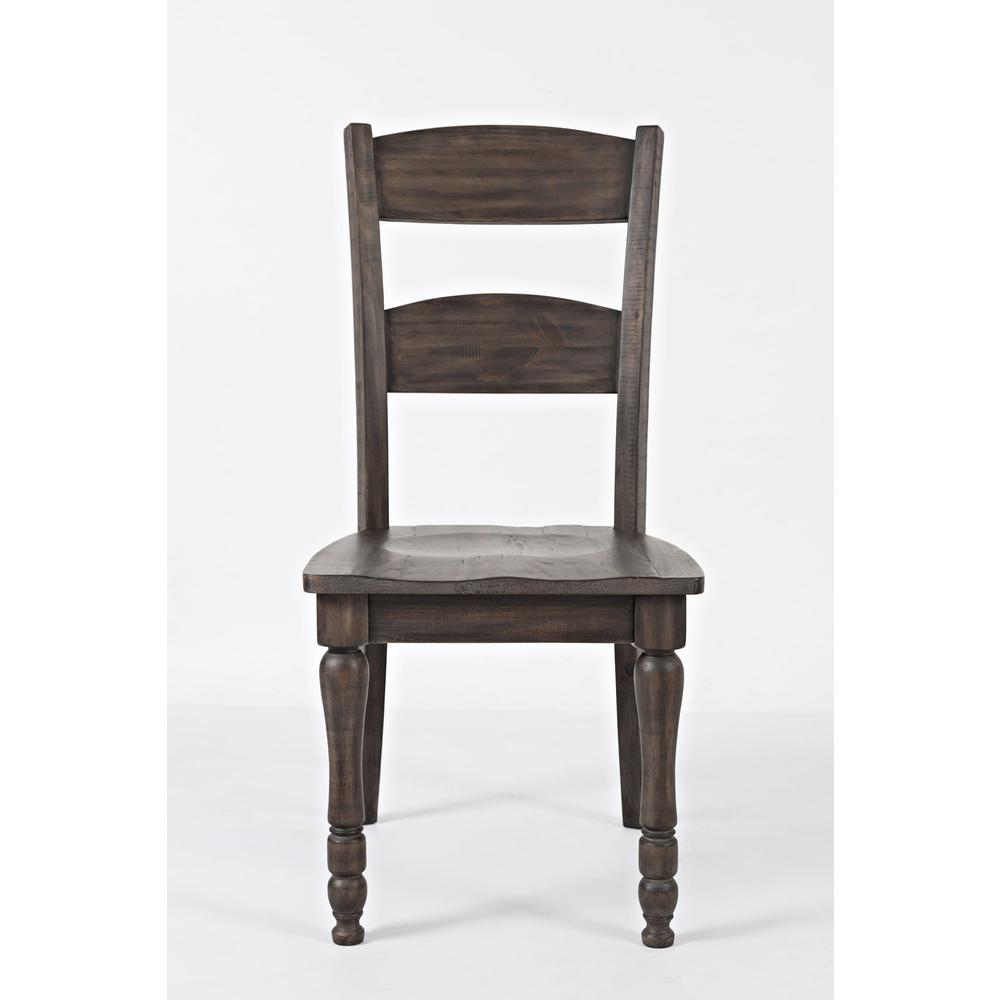 Rustic Reclaimed Pine Farmhouse Ladderback Dining Chair (Set of 2). Picture 1
