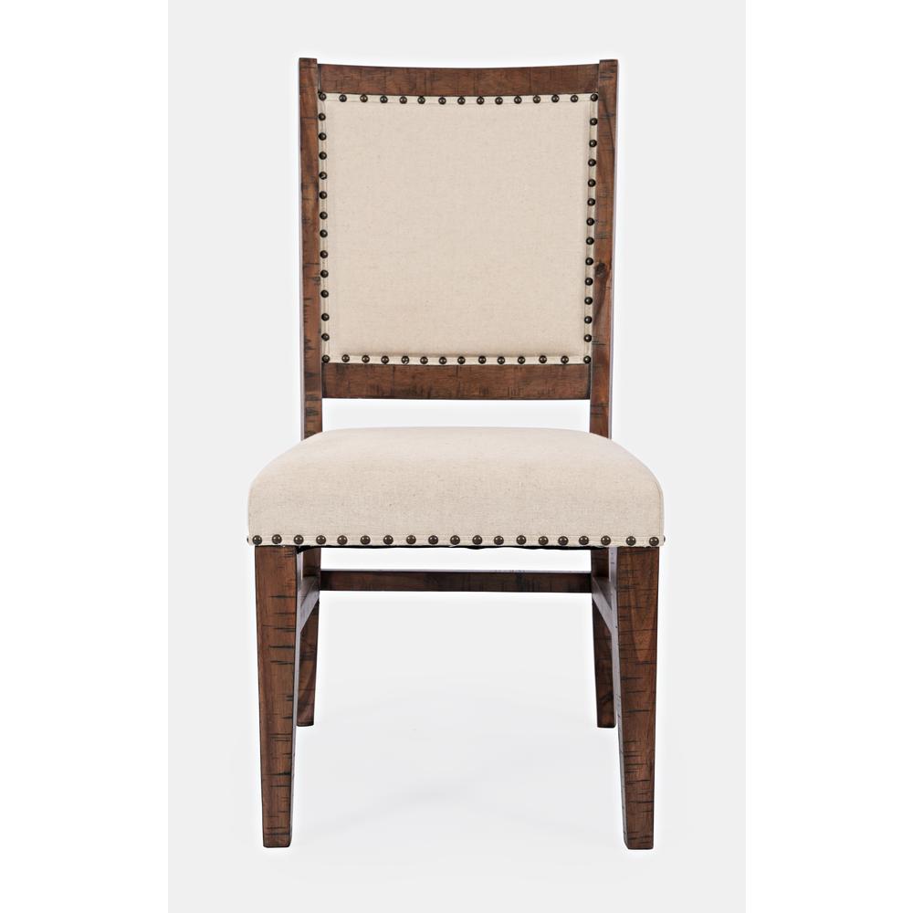 Transitional Solid Wood Upholstered Side Chair (Set of 2). Picture 1