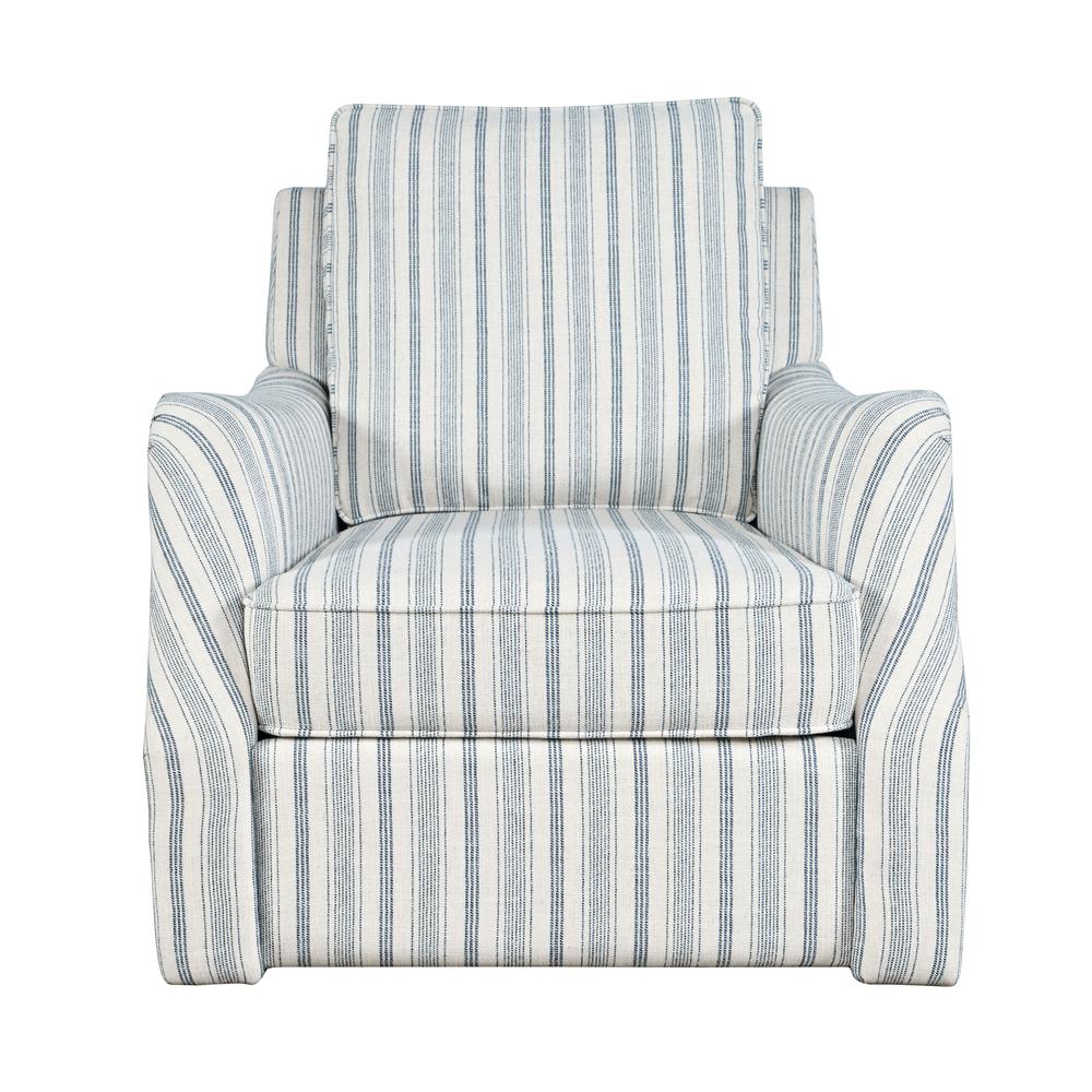 Kennedy Carter Contemporary Upholstered Pattern Swivel Accent Chair. Picture 1