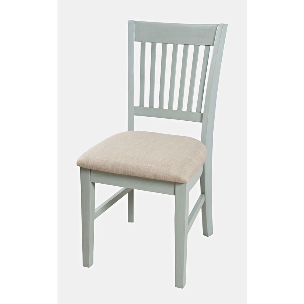 Slat-Back Upholstered Desk Chair. Picture 4