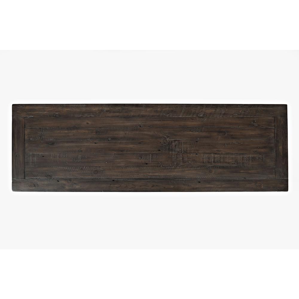 Rustic Reclaimed Pine Farmhouse 60" Barn Door Console. Picture 4