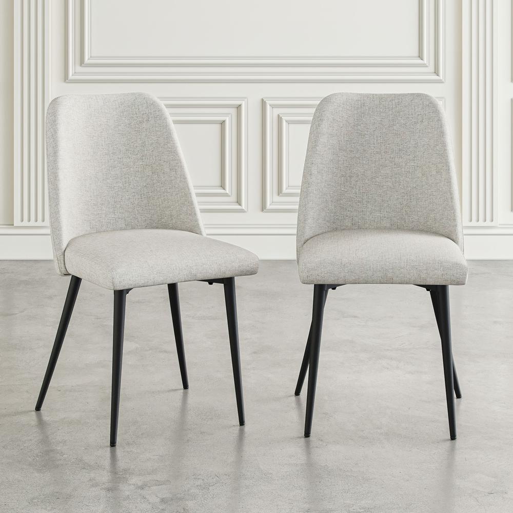 Macey Contemporary Modern Upholstered Dining Chair (Set of 2). Picture 8