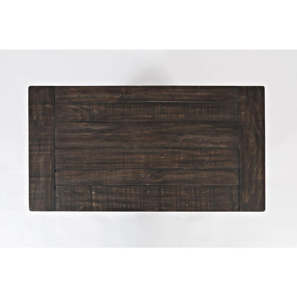 Madison County Rustic Reclaimed Pine Farmhouse 32" Barn Door Accent Cabinet, Barnwood Brown. Picture 4