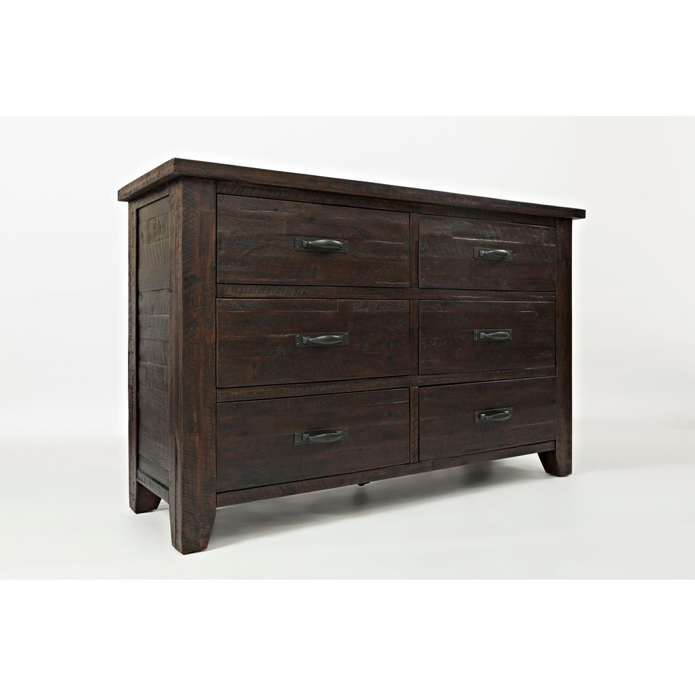 Rustic Distressed Acacia Double Dresser. Picture 2