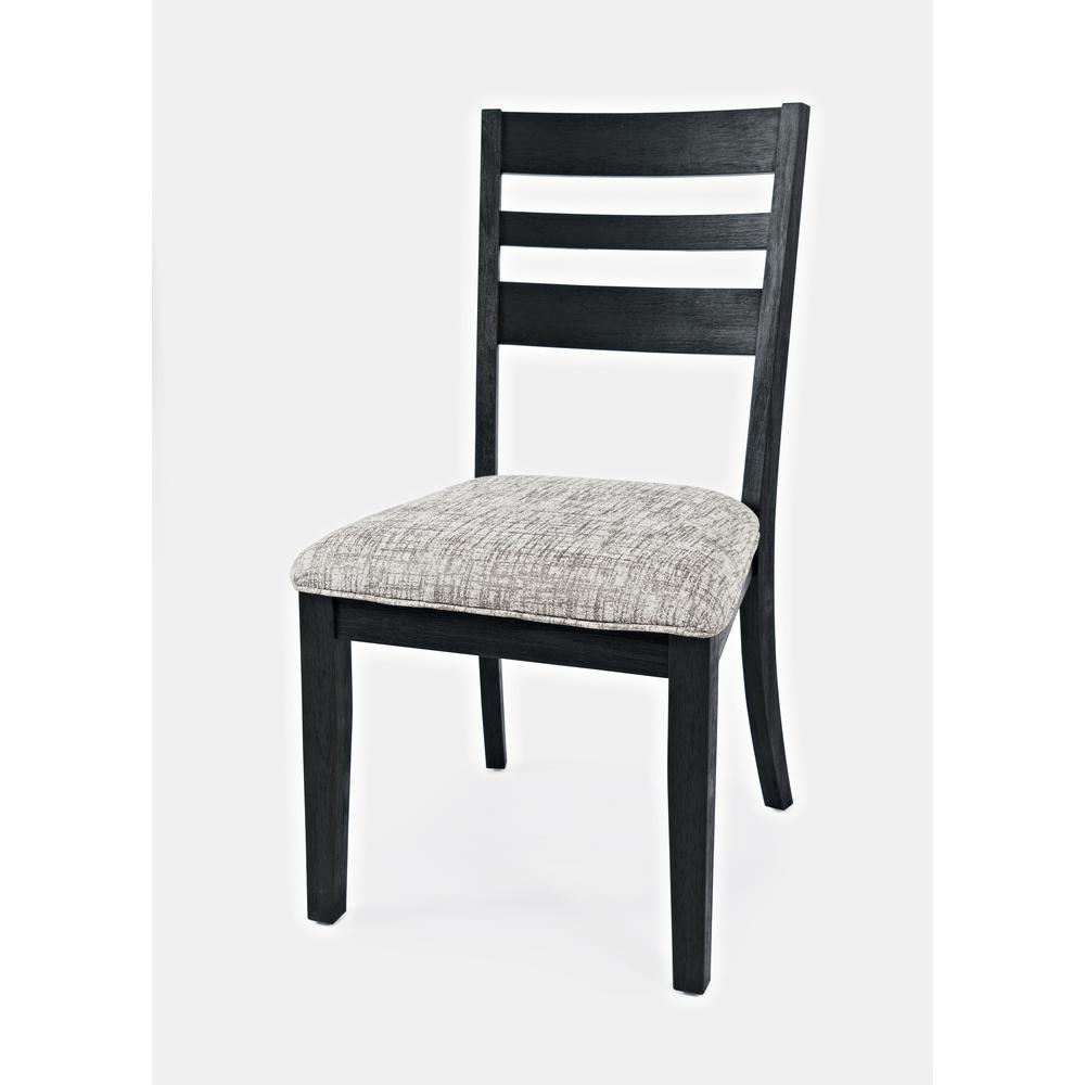 Contemporary Upholstered Ladderback Chair (Set of 2). Picture 2